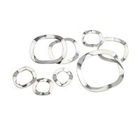 CONPHERON Rondelle Ondulée, Rondelles élastiques Ondulées, Rondelle Ressort en Acier Inoxydable, M25x31x0.3mm, 20 pcs