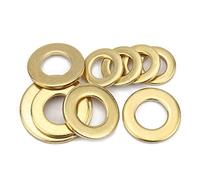 CONPHERON Rondelles Plates, Joint Rondelle Plate en Laiton, Rondelles pour Gonds de Porte (M8*16 * 1.5 mm,40 pcs)