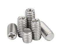 CONPHERON Vis Sans Tête Phillips/Rainure Croisée Vis Pointeau en Acier Inoxydable, M2x10mm, 100 pcs