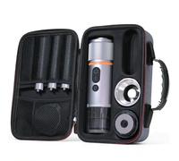 CONQUECO Machine à expresso portable Machine à café électrique : petite machine à expresso de voyage 12 V pour voiture - Auto-chauffante,compatible avec les capsules Nespresso et le café moulu