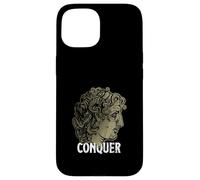 Conquer Alexandre Le Grand Grèce Antique Stoïcisme Coque pour iPhone 15