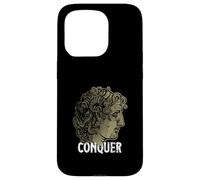 Conquer Alexandre Le Grand Grèce Antique Stoïcisme Coque pour iPhone 15 Pro