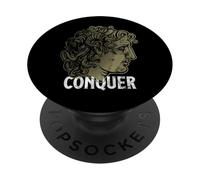 Conquer Alexandre Le Grand Grèce Antique Stoïcisme PopSockets PopGrip Adhésif