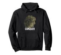 Conquer Alexandre Le Grand Grèce Antique Stoïcisme Sweat à Capuche