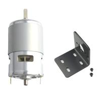 CONQUERALL 775 Moteur 6000-12000RPM Haute vitesse, couple élevé, D Long axe, double roulement à billes Micromoteur DC avec support