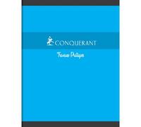Conquerant 100100452 Bloc-Notes 64 Feuilles Rouge, Jaune Et Bleu