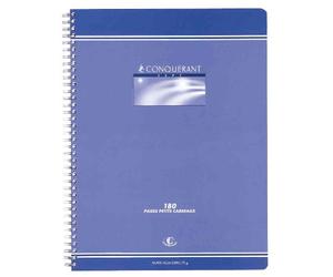 Conquérant 21954 Cahier Sept Reliure Intégrale Couverture Offset Papier Vert