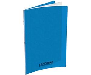 Conquérant 35607 Cahier Classique Piqûre Couverture Polypropylène Rigide Transparente A4 Papier Orange