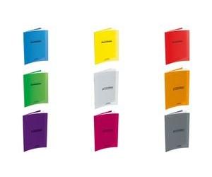 Conquérant 36684 Cahier Classique Piqué Couverture Polypropylène Rigide Transparente A4 Papier Gris