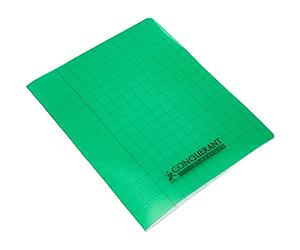 Conquérant 36689 Cahier Classique Écriture Couverture Polypropylène Rigide Papier Vert