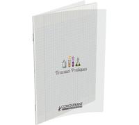 Conquérant 36691 Cahier Classique Travaux Pratiques Couverture Polypropylène A4 Papier Vert