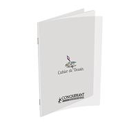 Conquérant 36694 Cahier Classique Papier Dessin Couverture Polypropylène Transparente A4+ Papier Vert