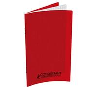 Conquérant Carnet 39946 Classique – Couverture polypropylène 110 x 170 mm, agrafé, jaune