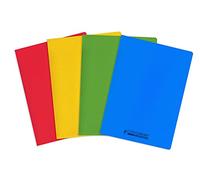 Conquérant 4 Cahiers Agrafés 24x32cm Petits Carreaux 5x5 96 Pages 90g 400154042 Rouge/Vert/Jaune/Bleu