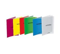 Conquérant 41475 Cahier Classique Piqûre Couverture Polypropylène Rigide Transparente A4 Papier Vert