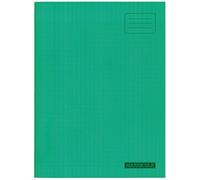 Conquérant 47508 Cahier Classique Piqûre Couverture Polypropylène Rigide Transparente A5+ Papier Vert