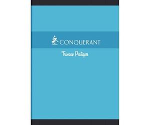 Conquérant 92039 Cahier Sept Travaux Pratiques Piqûre Couverture Offset A4 Papier Vert