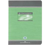 Conquérant 92705 Cahier Sept Piqûre Couverture Offset A4 Papier Vert