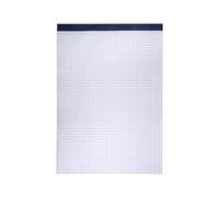 Conquerant Bloc notes agrafé Basic A4 21 x 29,7 cm - 60g - Petits carreaux 5x5 - 200 pages