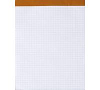Conquerant Bloc-Notes Basic Lot de 5 A5 Petits Carreaux 5mm 200 Pages Agrafées Tête