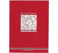 Conquérant Cahier Classique 17x22cm Grands Carreaux Seyès 48 Pages Agrafées Couverture Carte Recyclée Coloris Assortis