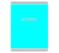 Conquerant Cahier Classique 24 x 32 cm Grands Carreaux Seyès 96 Pages Agrafées Couverture Carte Recyclée Bleu