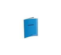 Conquérant Cahier Classique 24x32cm Grands Carreaux Seyès 48 Pages Agrafées Couverture Polypro Bleu