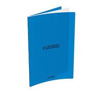 Conquerant Cahier Classique 24 x 32 cm Grands Carreaux Seyès 96 pages agrafé Couverture polypro Bleu