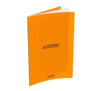 Conquerant Classique Cahier 240 X 320 Mm, S'y?S, Orange - Par 10 - Cahier Scolaire, Conqu'rant Conqurant Sept 100105480