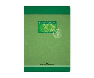 Conquerant - Cahier Piqure 96p A4 70g Seyes Recycle