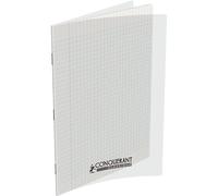 CONQUERANT Cahier Polypro incolore A4 grands carreaux séyès 140p 90g