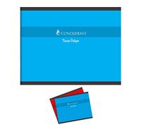 CONQUÉRANT Cahier TP 22x17cm Uni 32 Pages Agrafées 70g Coloris Aléatoires