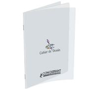 Conquerant Classique Cahier Polypro 24 X 32 Cm 48 Pages 90g Uni Dessin