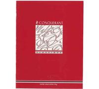 CONQUERANT CLASSIQUE Lot de 10 Cahiers 90g carte vernie Piqûre 17x22 cm 60 pages SEYES