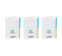 Conquerant Lot De 3 Cahiers Duo Polypro 24x32cm 90g 96p Grands Carreaux Incolorre