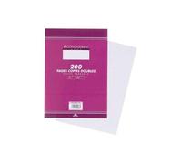 Conquerant - pqt de 200p copies doubles 21x29,7 seyes grand carreaux 85