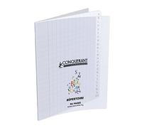 Conquérant Répertoire Grands carreaux Seyès Incolore