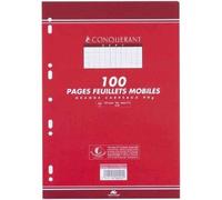 Conquerant Feuillets mobiles 7 feuillets 210 x 297 5 x 5 90 gr 100100117 G