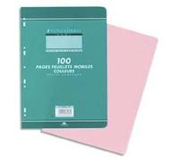 Conquerant Sept Feuillets mobiles A4 21 x 29,7 cm 100 pages 80 g vert