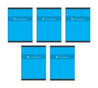 Conquérant Sept Lot De 5 Cahiers A4 96 Pages70g Petits Carreaux Agrafées Coloris Aléatoires