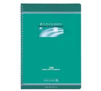 Cahier spirales petit carreaux 17x22 100p 70g