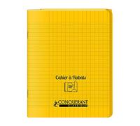 Conquerant Cahier à rabats 24 x 32 - 96 pages Séyès Polypro Jaune