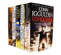 Conqueror Series 5 Books Collection Pack (Conqueror, Bones of the Hills, Wolf of the Plains, Lords of the Bow...(Conn Iggulden)