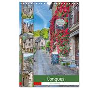 Conques - Via Podiensis, Version française (Calendrier mural 2026 DIN A4 portrait), Calendrier CALVENDO mensuel