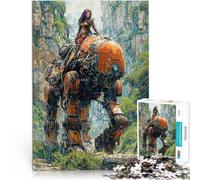 Conquête de la Jungle Puzzles 1000 pièces pour Adolescents Cadeaux de Jeux stimulants est idéal comme Cadeau pour Toute la Famille 38x26cm