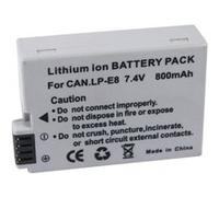 Conrad CANON LP-E8 Lithium-Ion 1080mAh 7.4V batterie rechargeable - Batteries rechargeables (1080 mAh, Lithium-Ion (Li-Ion), 7,4 V, Gris, 1 pièce(s)) Gris G