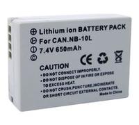 Conrad CANON NB-10L Lithium-Ion 920mAh 7.4V batterie rechargeable - Batteries rechargeables (920 mAh, Lithium-Ion (Li-Ion), 7,4 V, Gris, 1 pièce(s)) Gris G