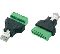 Conrad Components LT-RJ45 RJ45 mâle avec connexions à visser 569296 mâle, droit 1 pc(s)