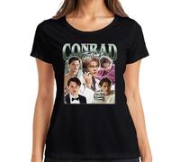 Conrad Fisher 90s Bootleg Summer I Turned Pretty T-shirt pour femme, Noir , L