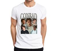 Conrad Fisher Vintage 90's Summer I Turned Pretty T-shirt pour homme, Blanc., M